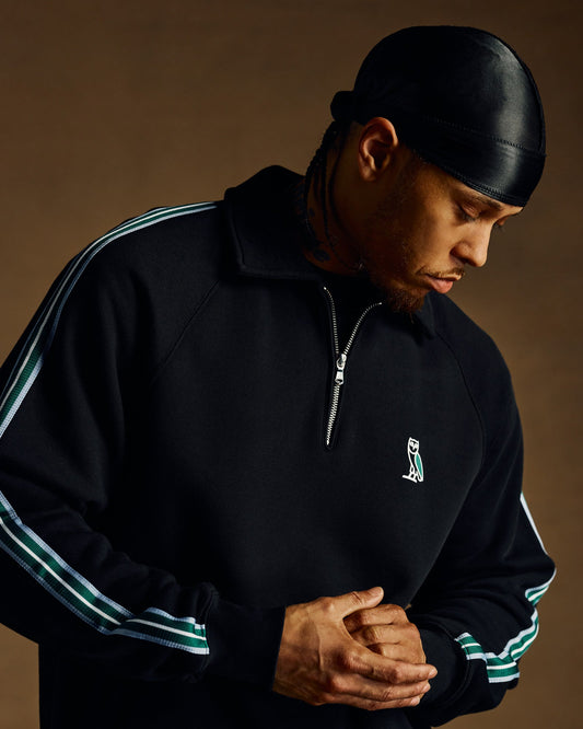 Off Court Quarter-Zip Polo - Black