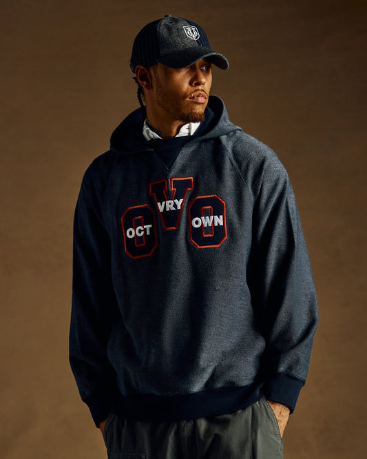 Reverse French Terry Hoodie - Royal Navy