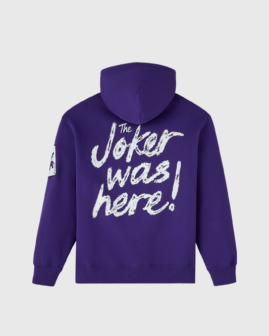 The Joker "Defaced" Hoodie - Violet