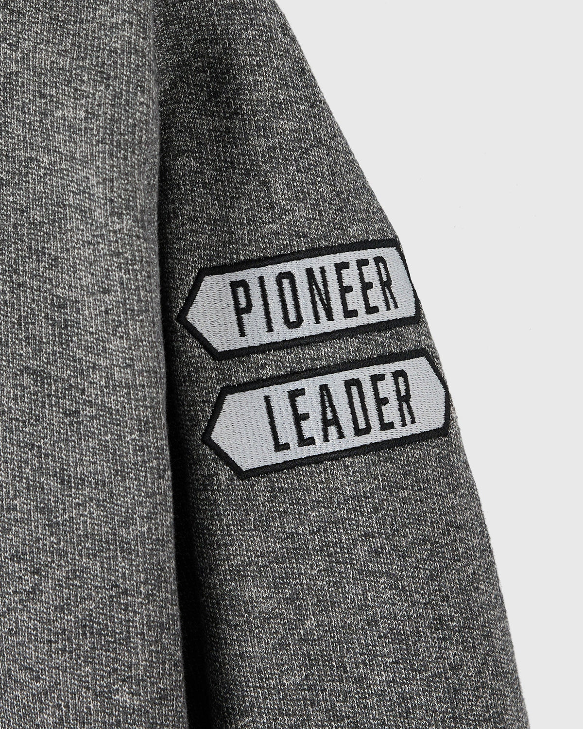 Jackie Robinson Hoodie - Black Heather Grey