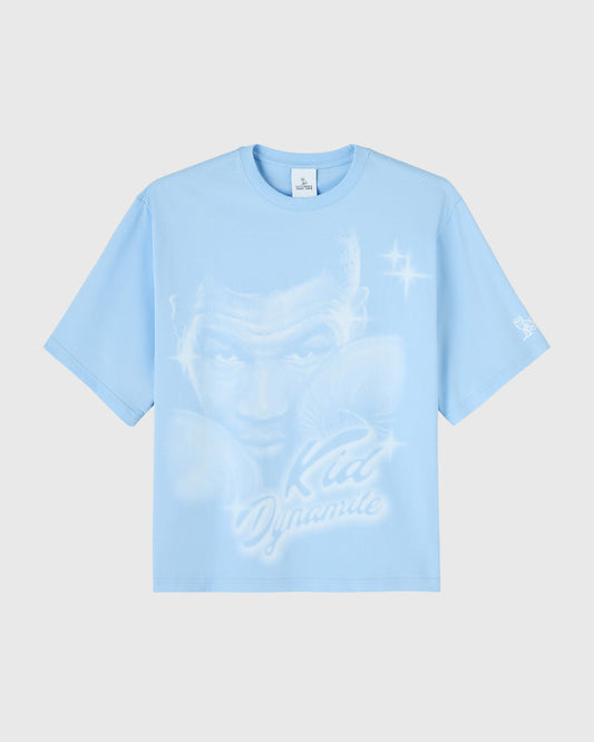 Tyson Airbrush Tee - Light Blue