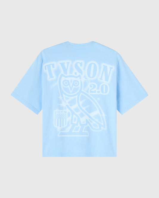 Tyson Airbrush Tee - Light Blue