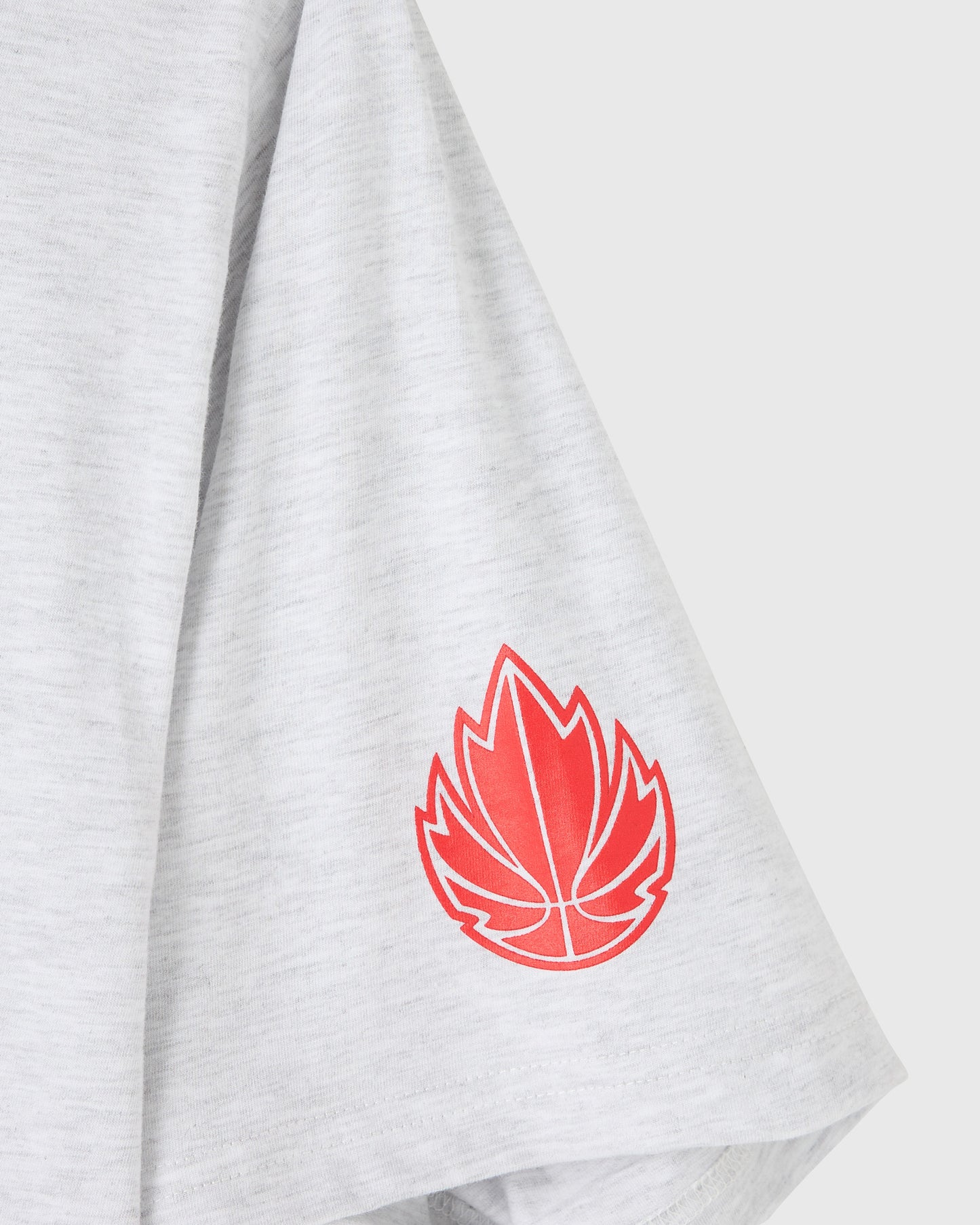 Canada Basketball Tee - Ash Heather Grey