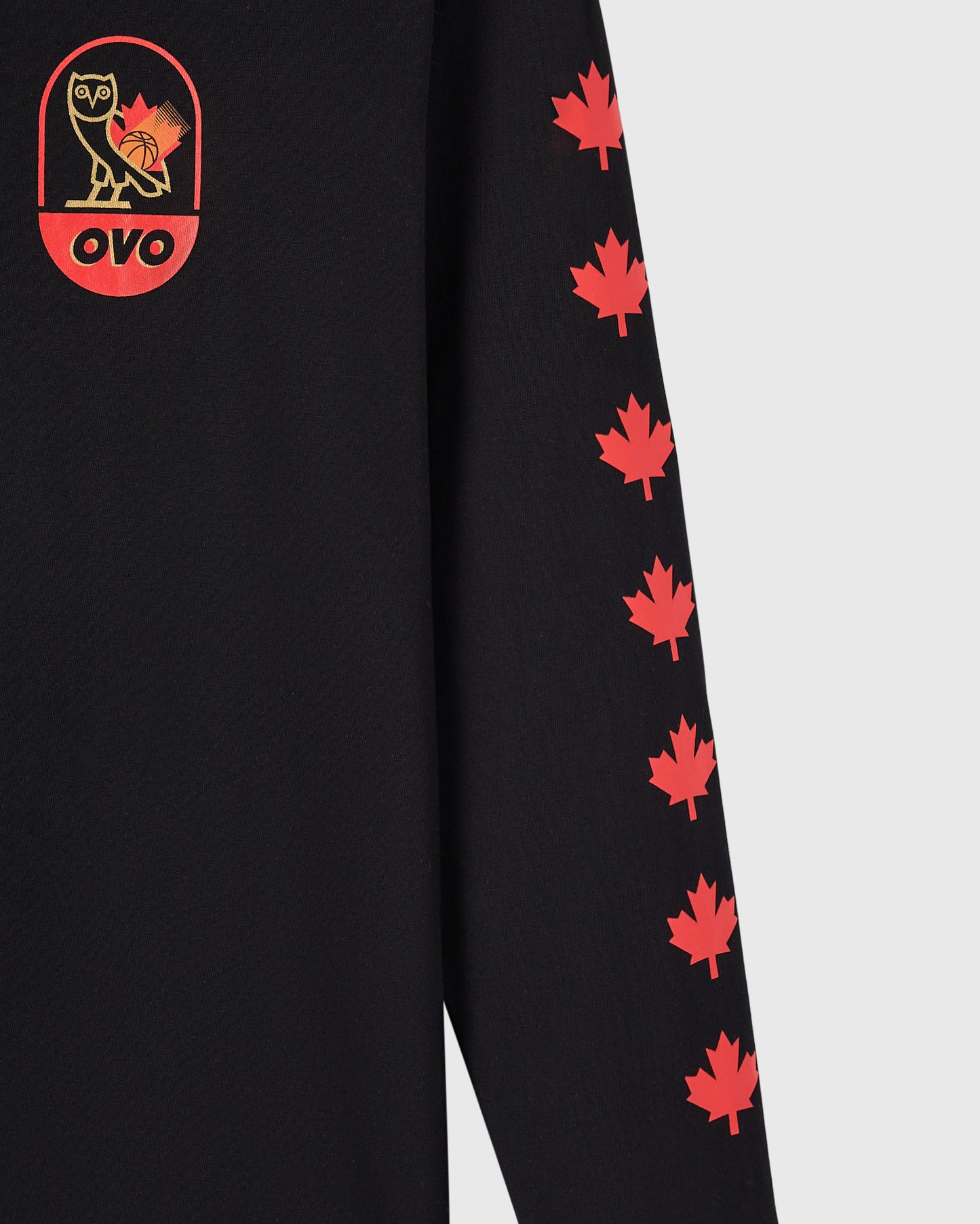 T-shirt à manches longues Canada Basketball - Noir