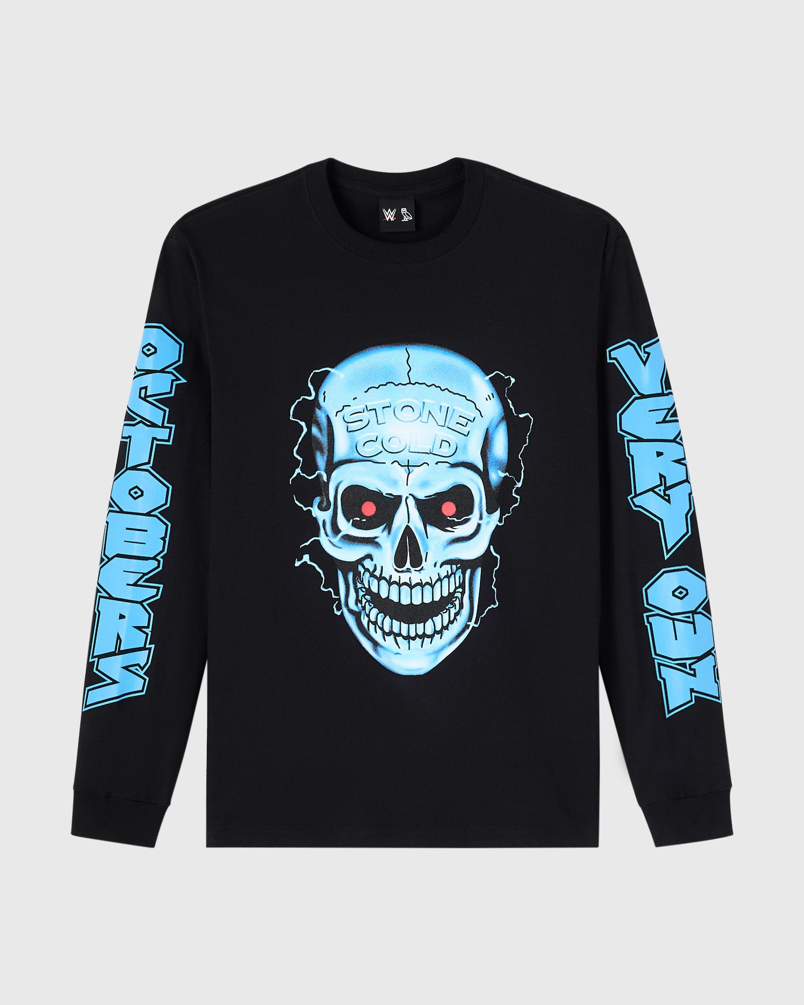 WWE Stone Cold Long-Sleeve Tee - Black – October's Very Own