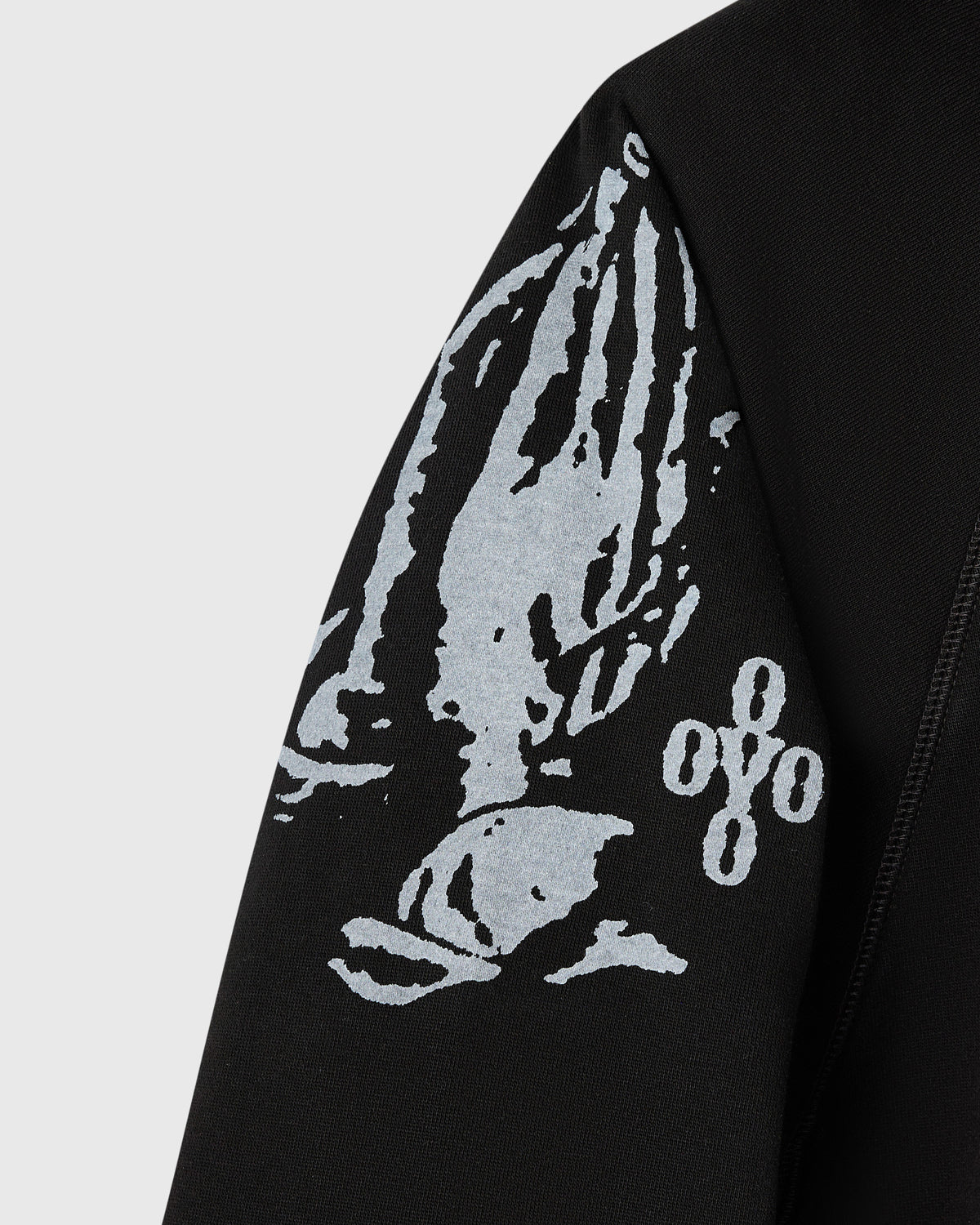 The Exorcist Test Print Full-Zip Hoodie - Garment Dye Black
