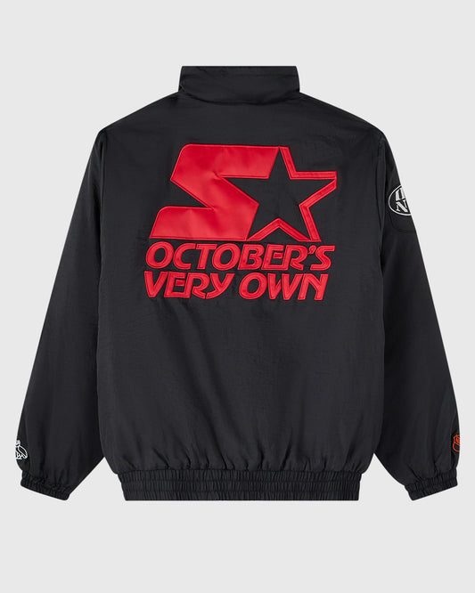 STARTER Big Logo Chicago Blackhawks Jacket - Black
