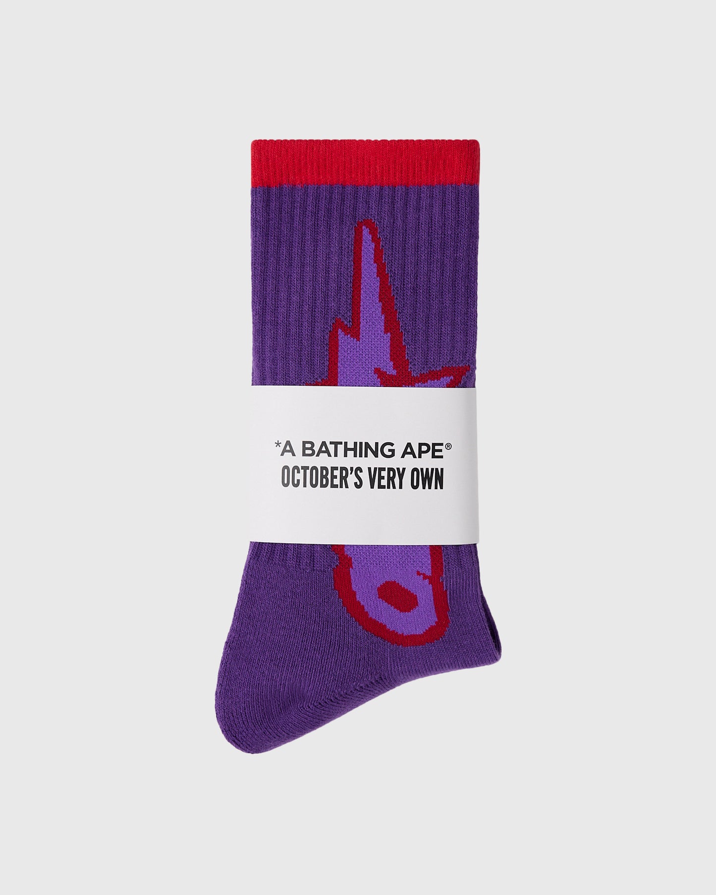 BAPE® OVO-Sta Athletic Sock - Purple