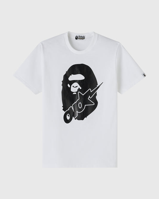BAPE® OVO-Sta Crocodile Print Tee - White