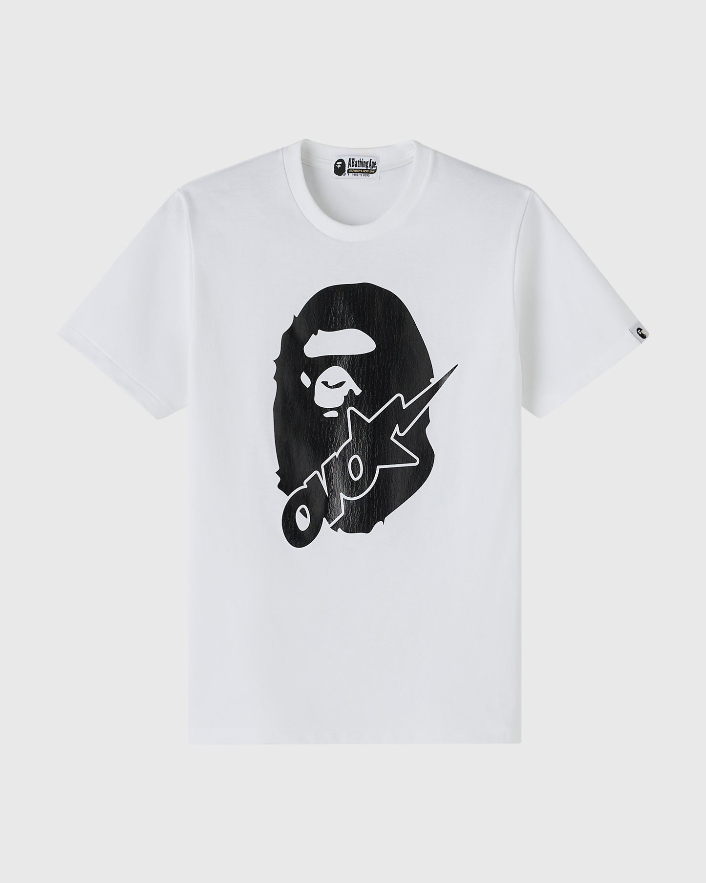 BAPE® OVO-Sta Crocodile Print Tee - White