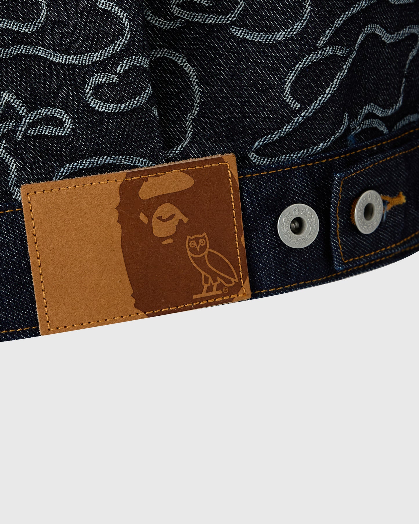 BAPE® Neon 1st Camo Denim Jacket - Indigo