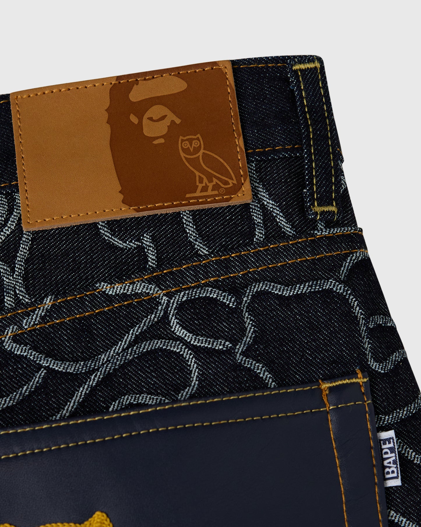 BAPE® Neon 1st Camo Denim Pant - Indigo