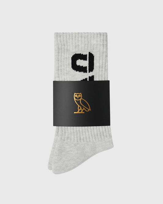 Runner Socks - Heather Grey/Black