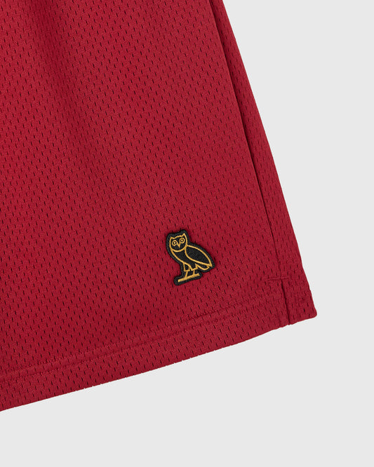 Classic Mesh Short - Deep Red