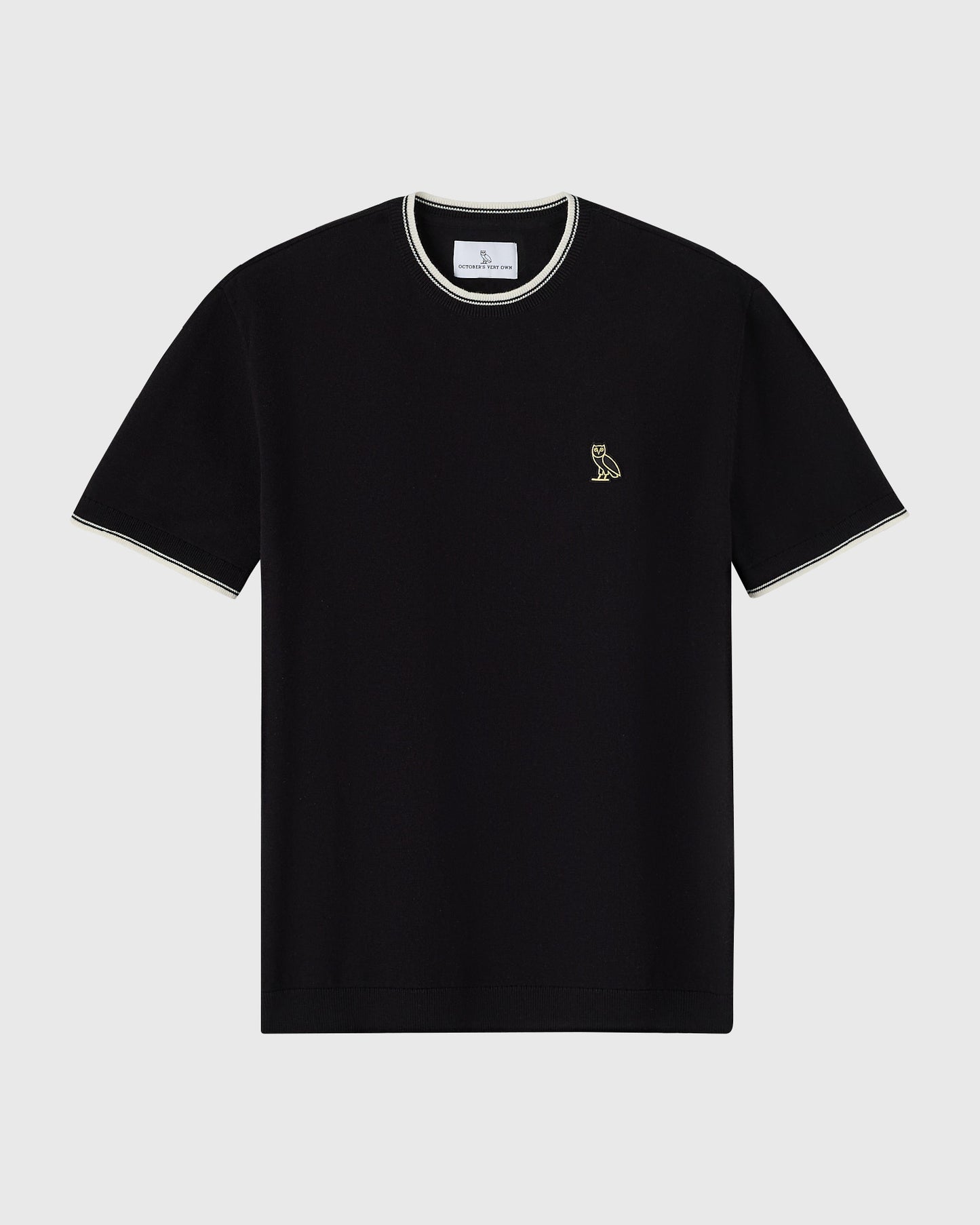 Classic Owl Sweater Tee - Black