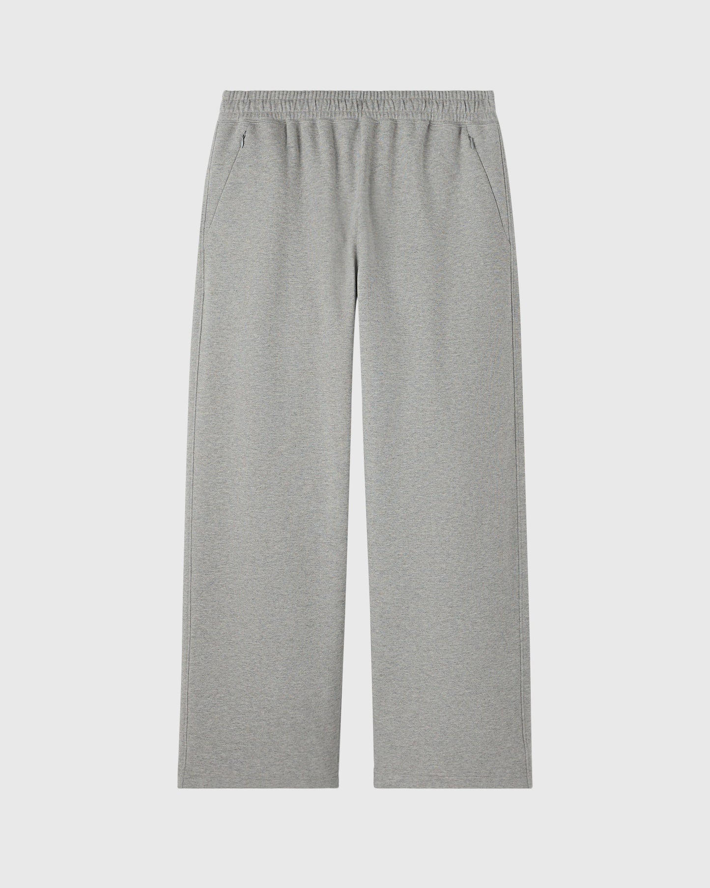 Double Knit Script Sweatpant - Heather Grey
