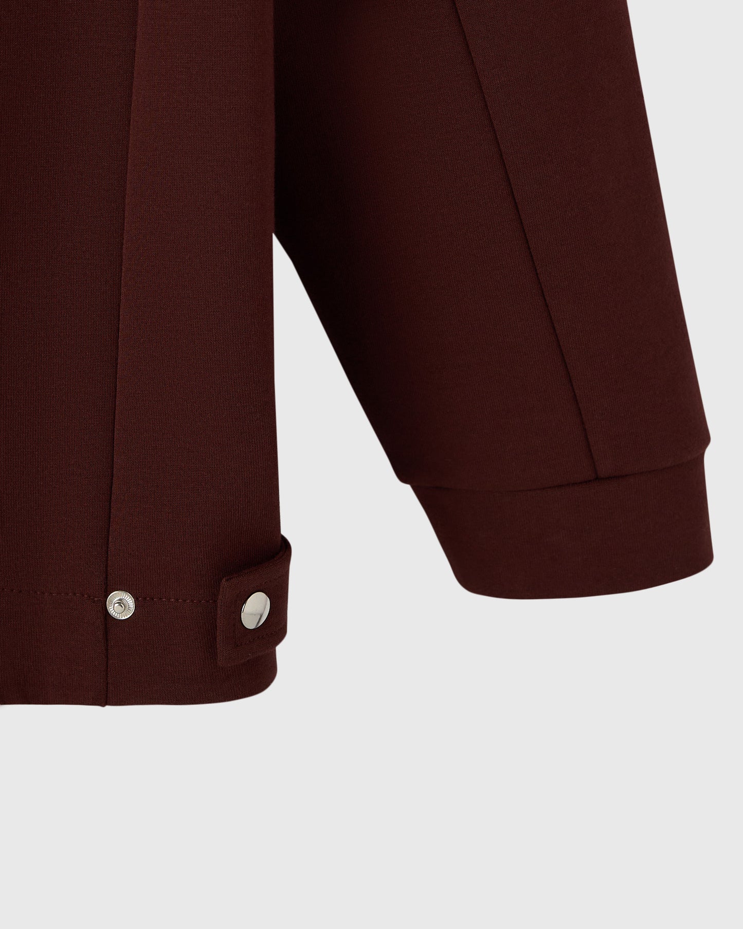 Double Knit Script Overshirt - Cocoa