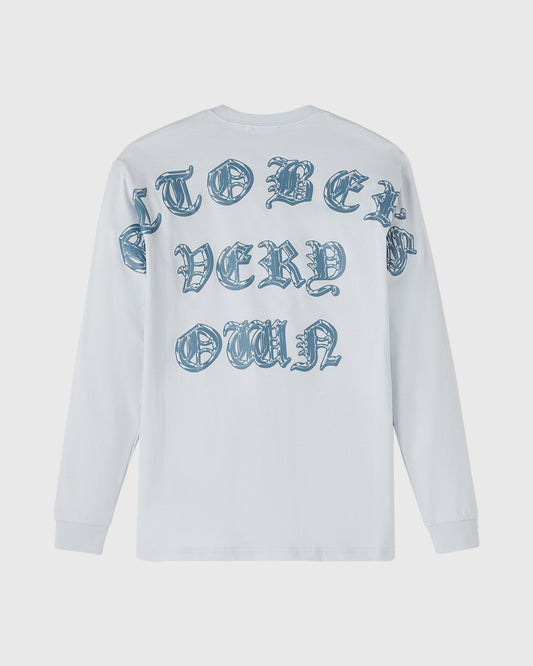 6 God Long-Sleeve Tee - Kyanite Blue