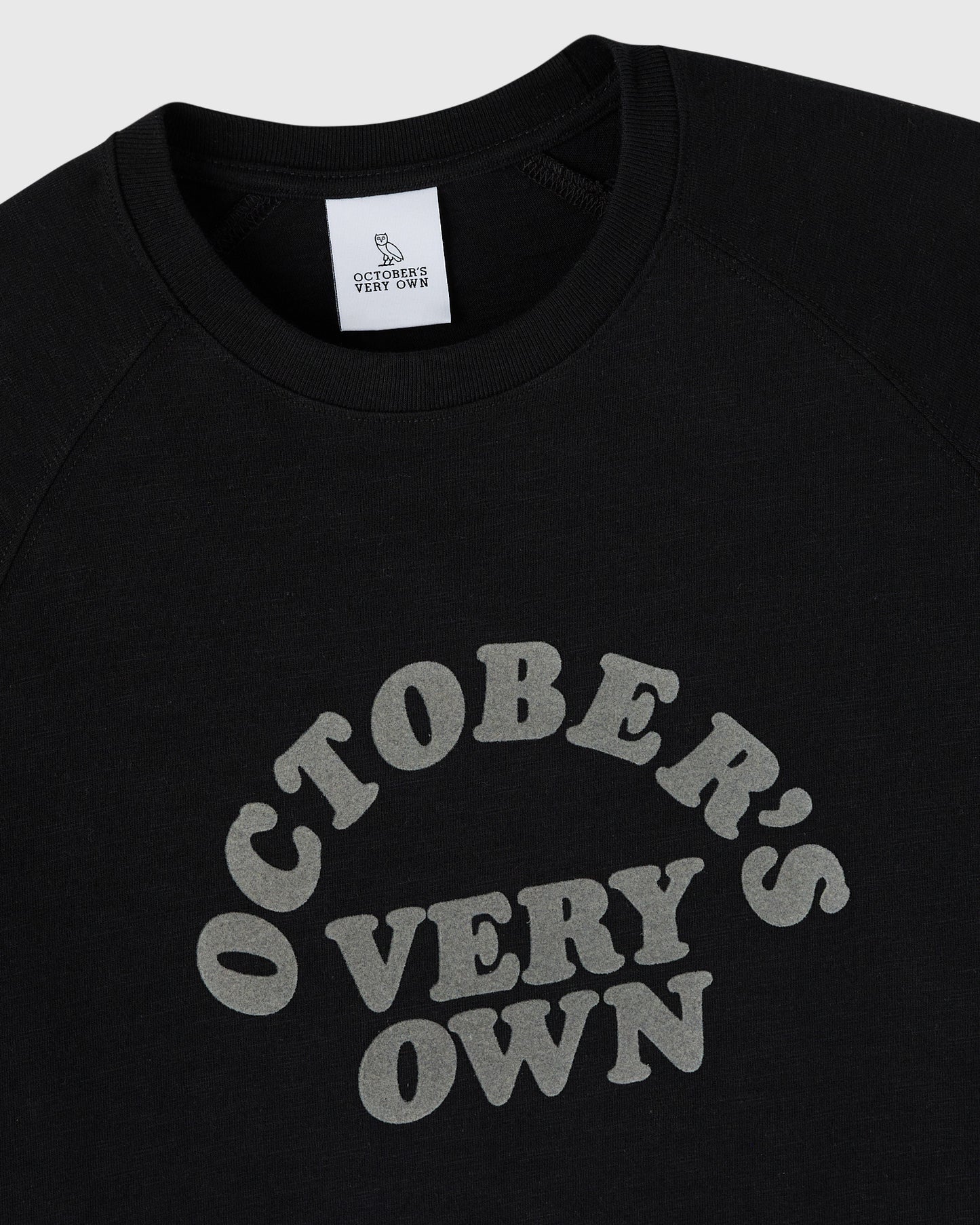 Cooper Arch Slub Raglan Tee - Black