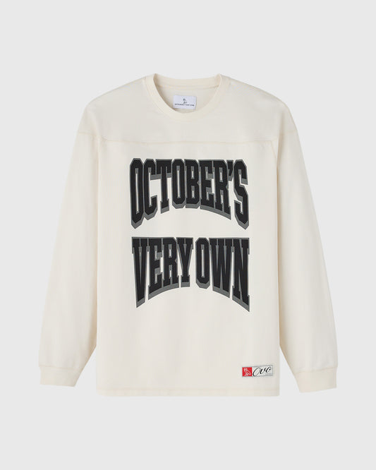 Heritage Long-Sleeve Football Tee - Cream