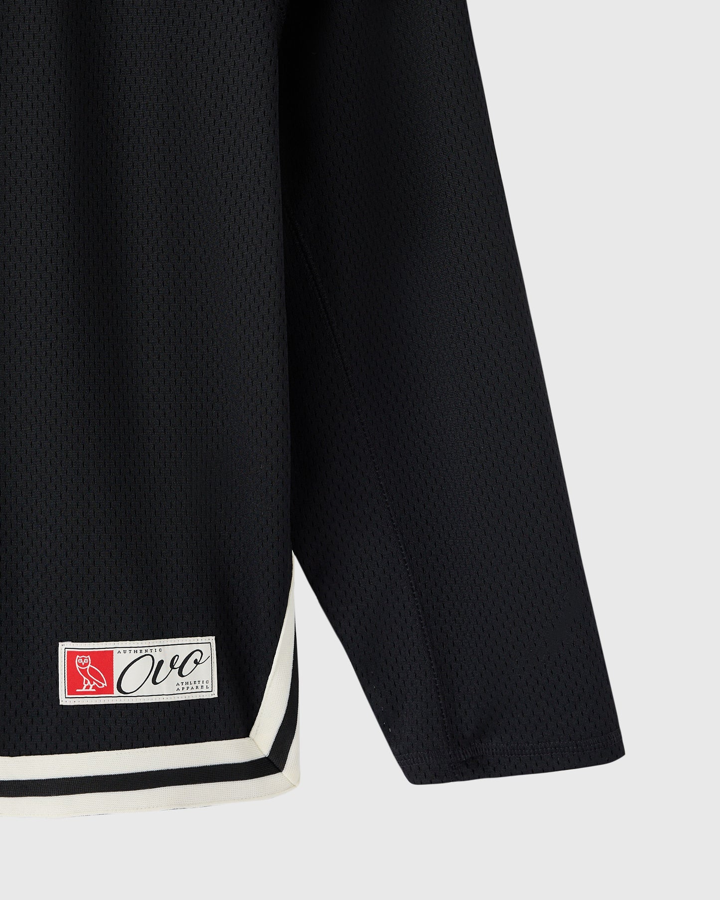 Mesh Basketball Hoodie - Black