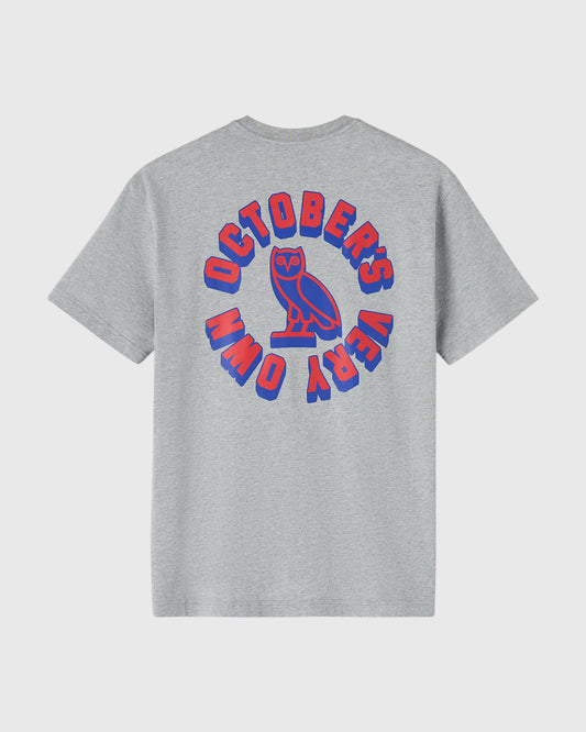 Circle Wordmark Tee - Heather Grey