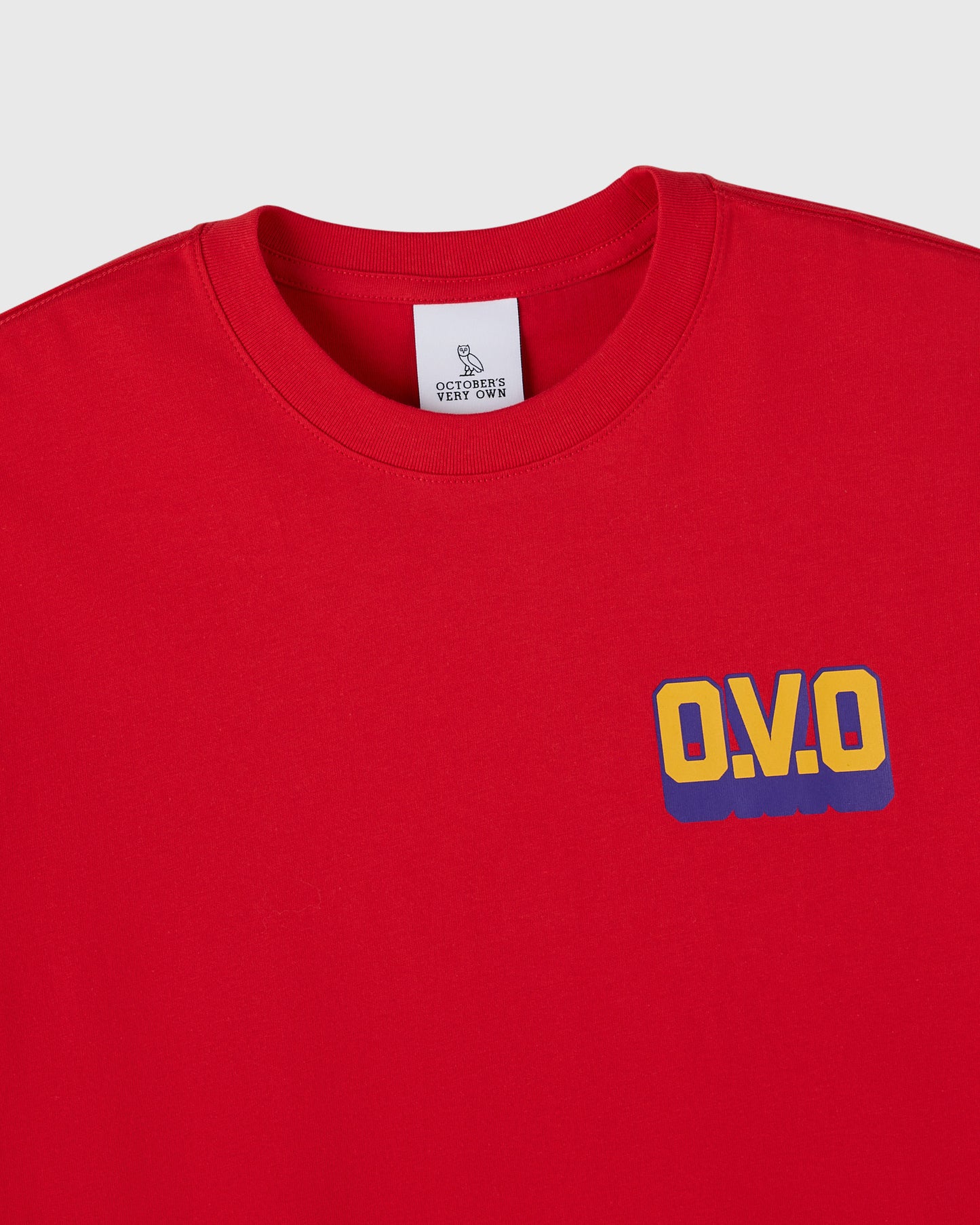 Circle Wordmark Tee - Red