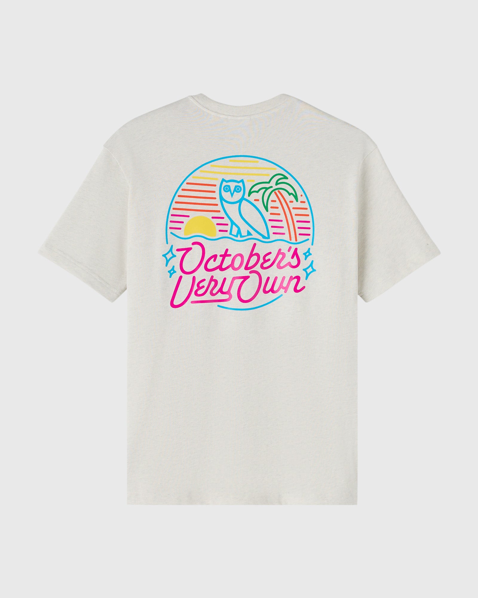 Neon Sign Tee - Ash Heather Grey – October's Very Own
