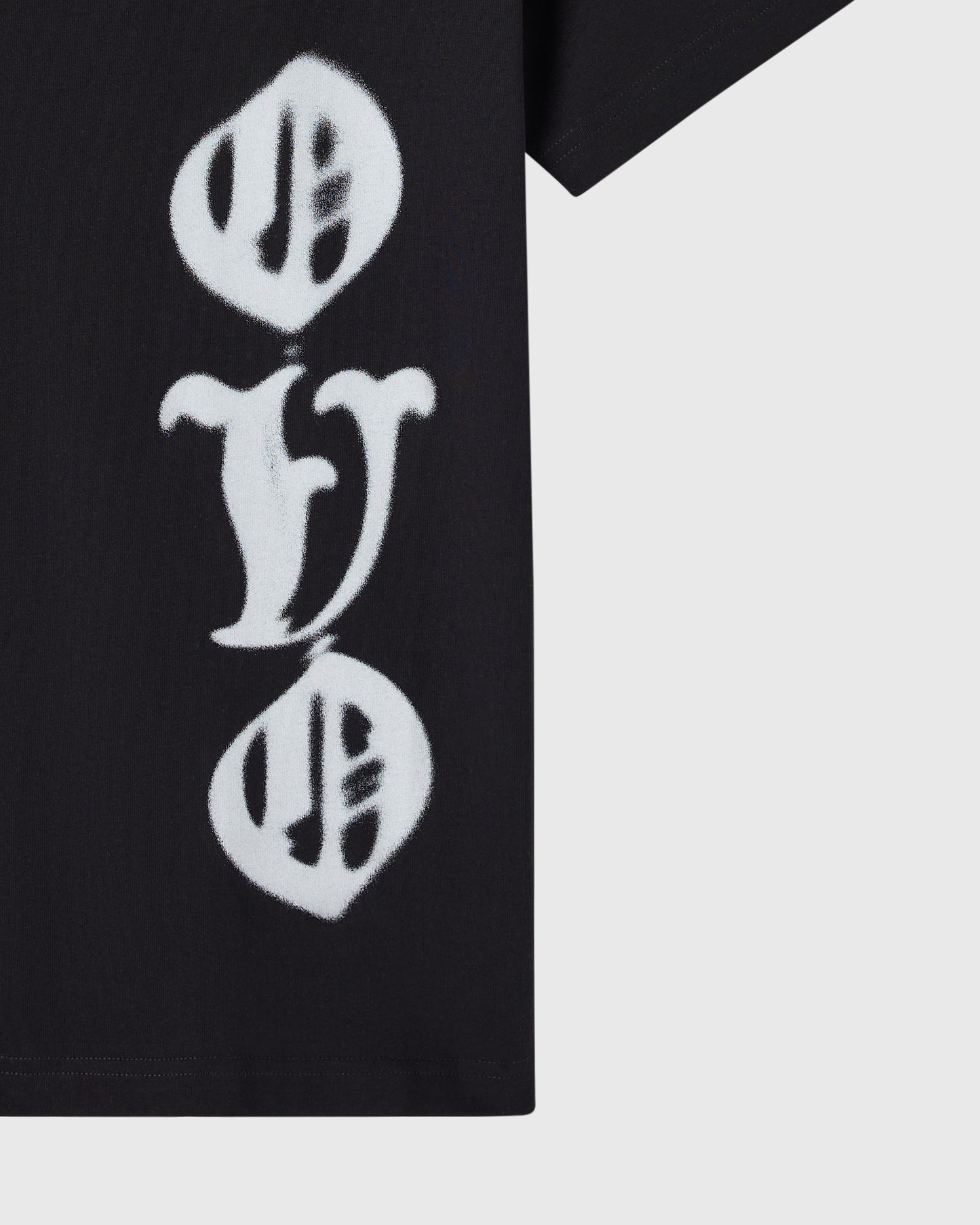6 God Air Brush Tee - Black