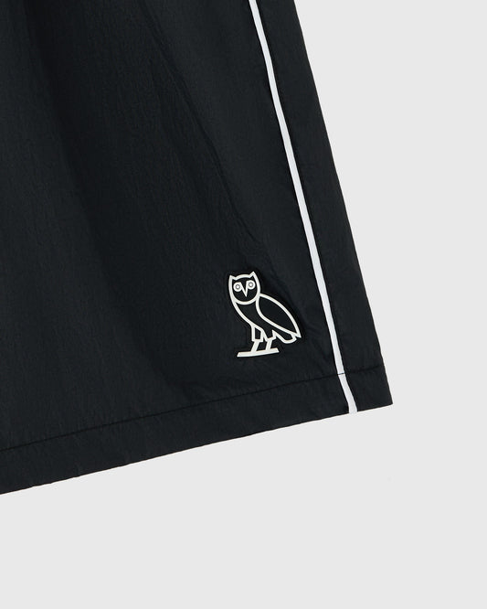 Nylon Track Short - Black