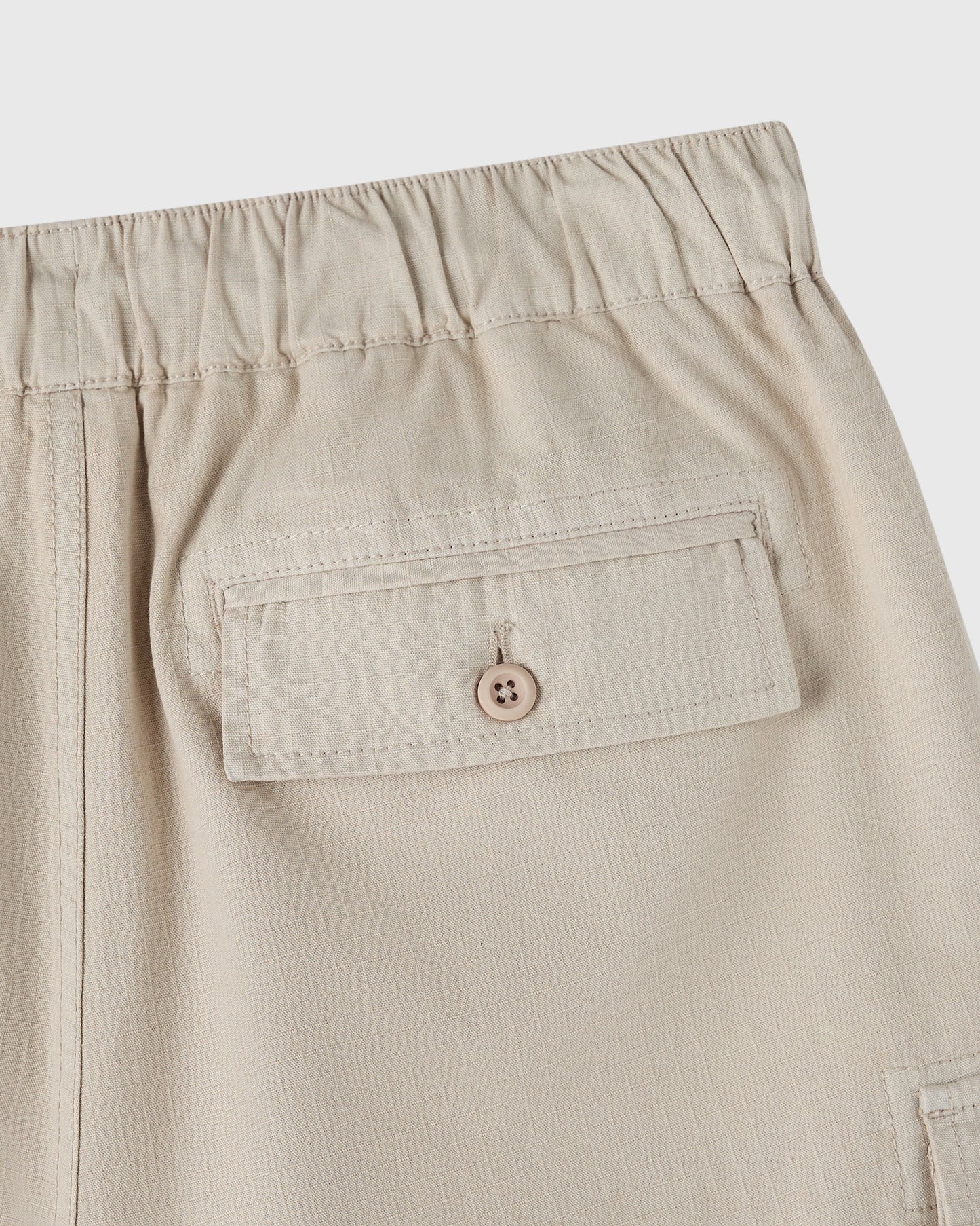 Linen Ripstop Cargo Short - Sandstone
