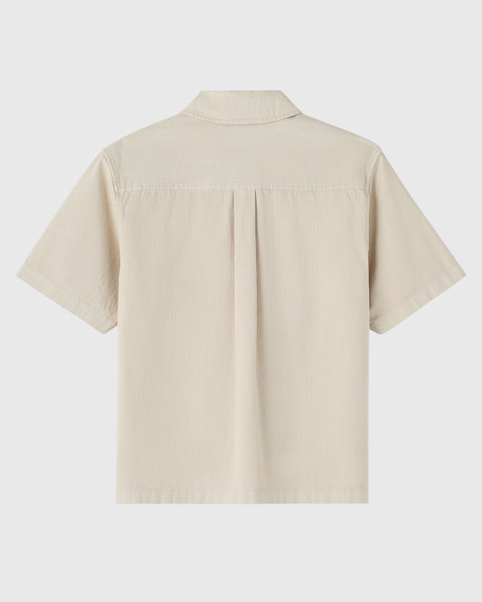 Chemise de camping en lin ripstop - Grès