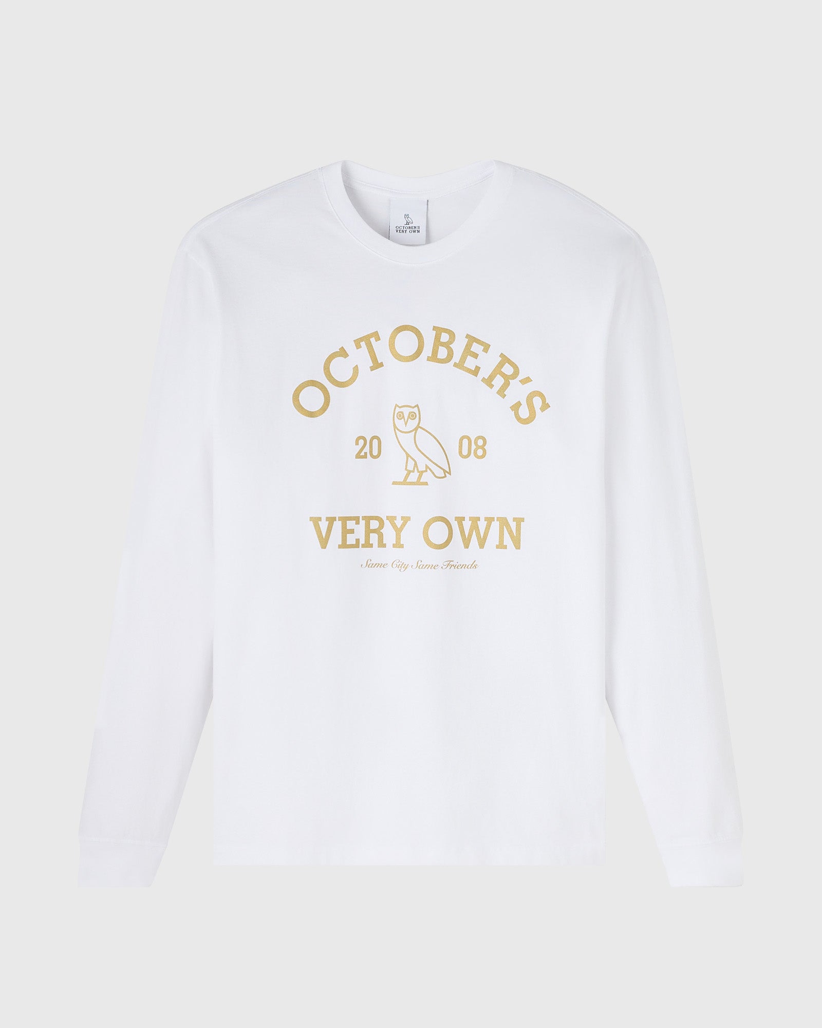人気完売品owne Oddo Shirts ホワイト Collegiate Long-Sleeve Tee - White – October's Very Own