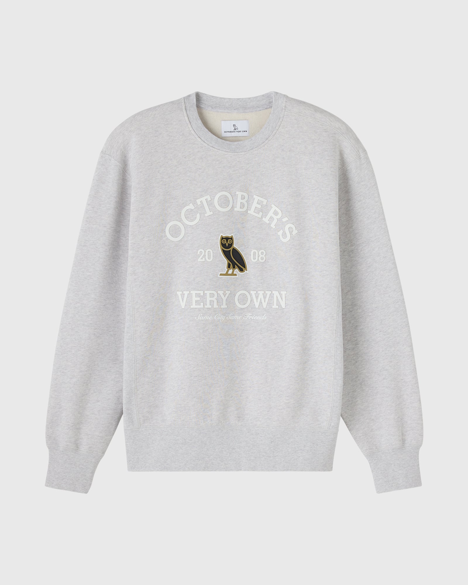 Collegiate Crewneck - Ash Heather Grey – October's Very Own
