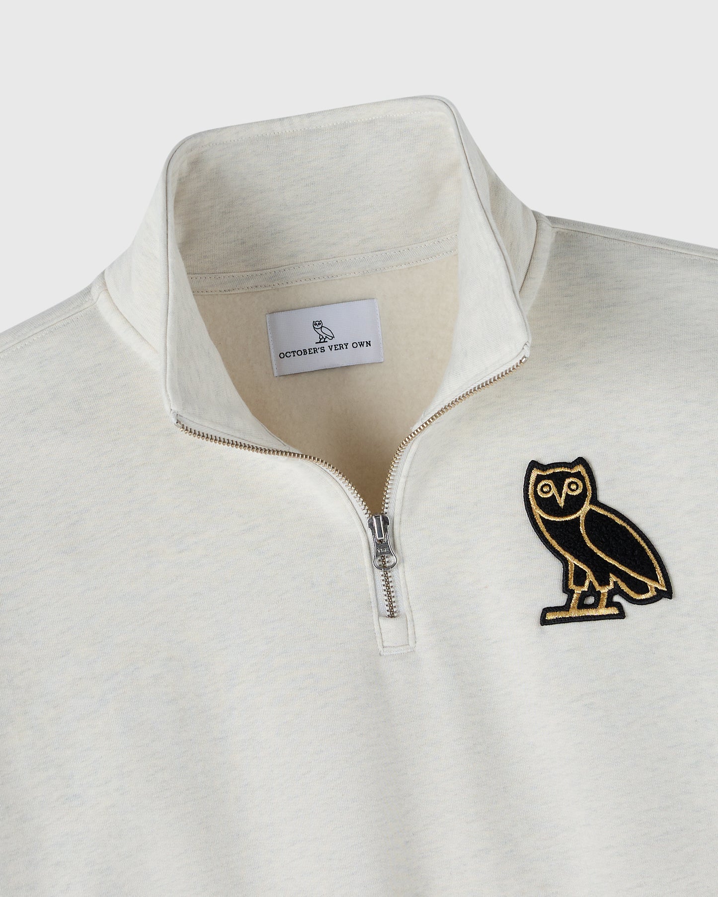 Signature Quarter-Zip Mockneck - Ash Heather Grey
