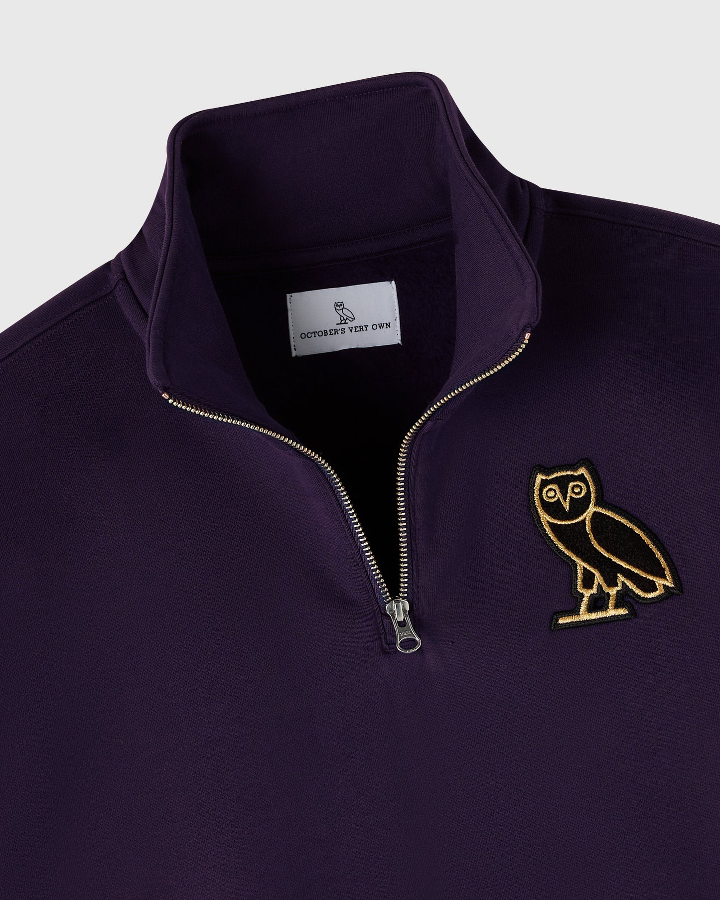 Signature Quarter-Zip Mockneck - Rich Plum