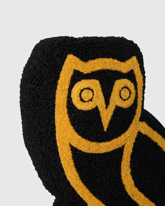 OG Owl Cushion - Black/Gold