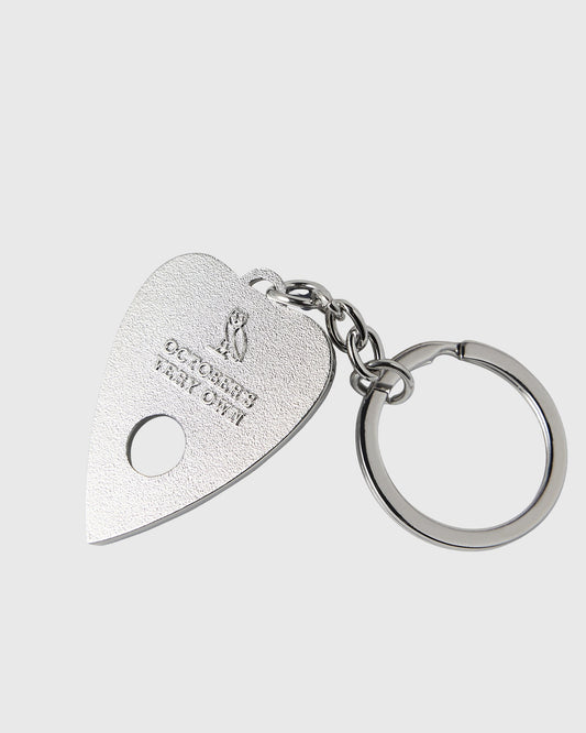 Pom Pom Planchette Keychain - Black