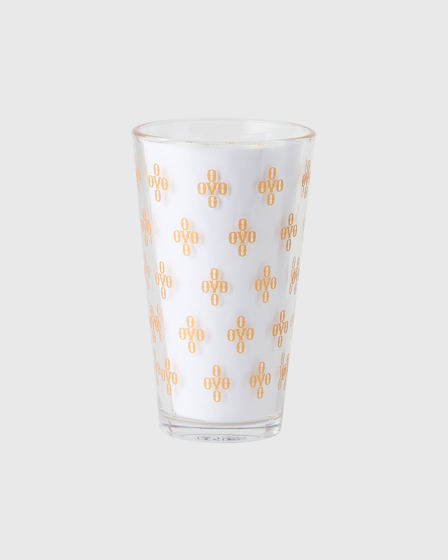 Pom Pom Drinking Glass - Clear