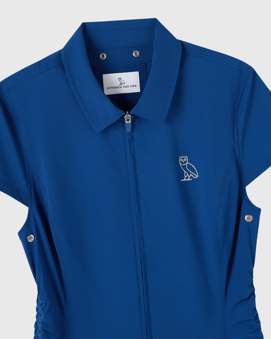 Collared Sport Dress - Deep Denim