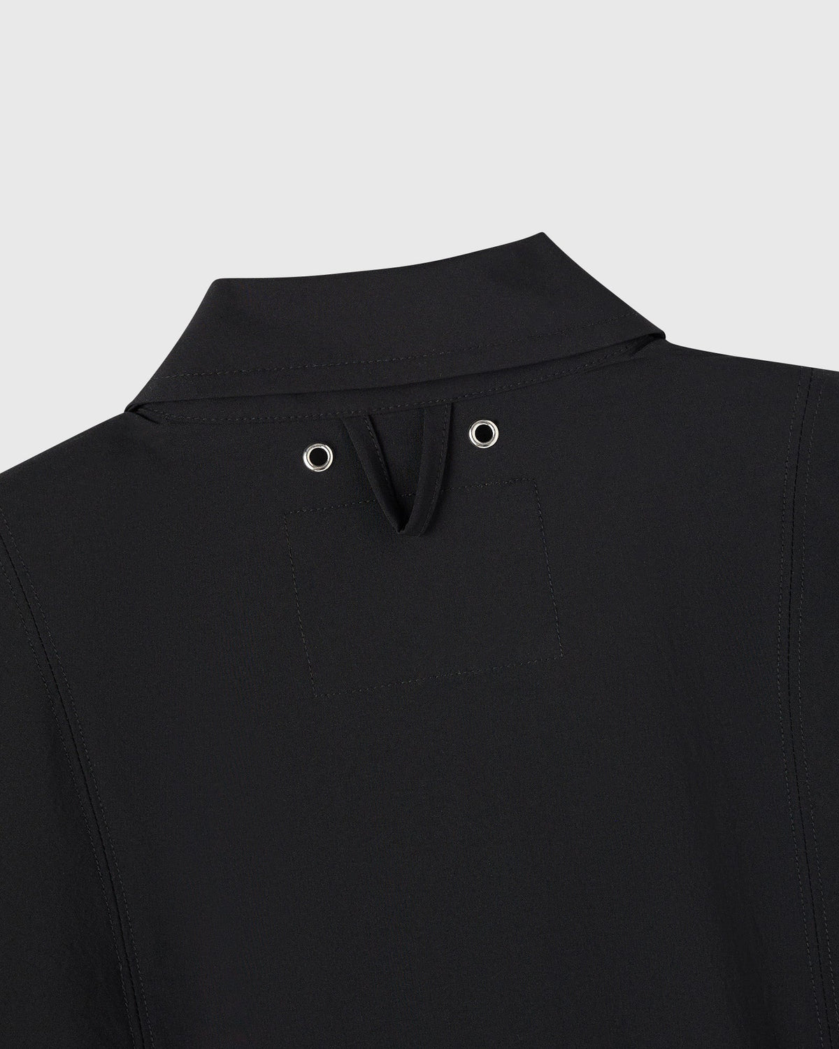 Collared Sport Dress - Black