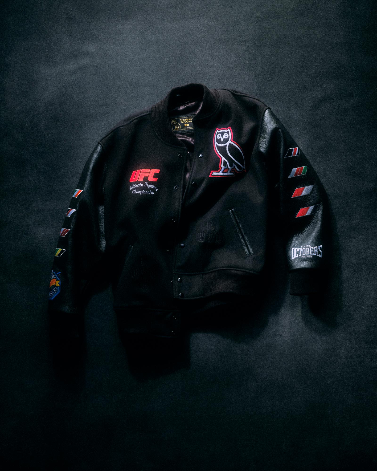 October's Very Own x UFC Varsity Jackets