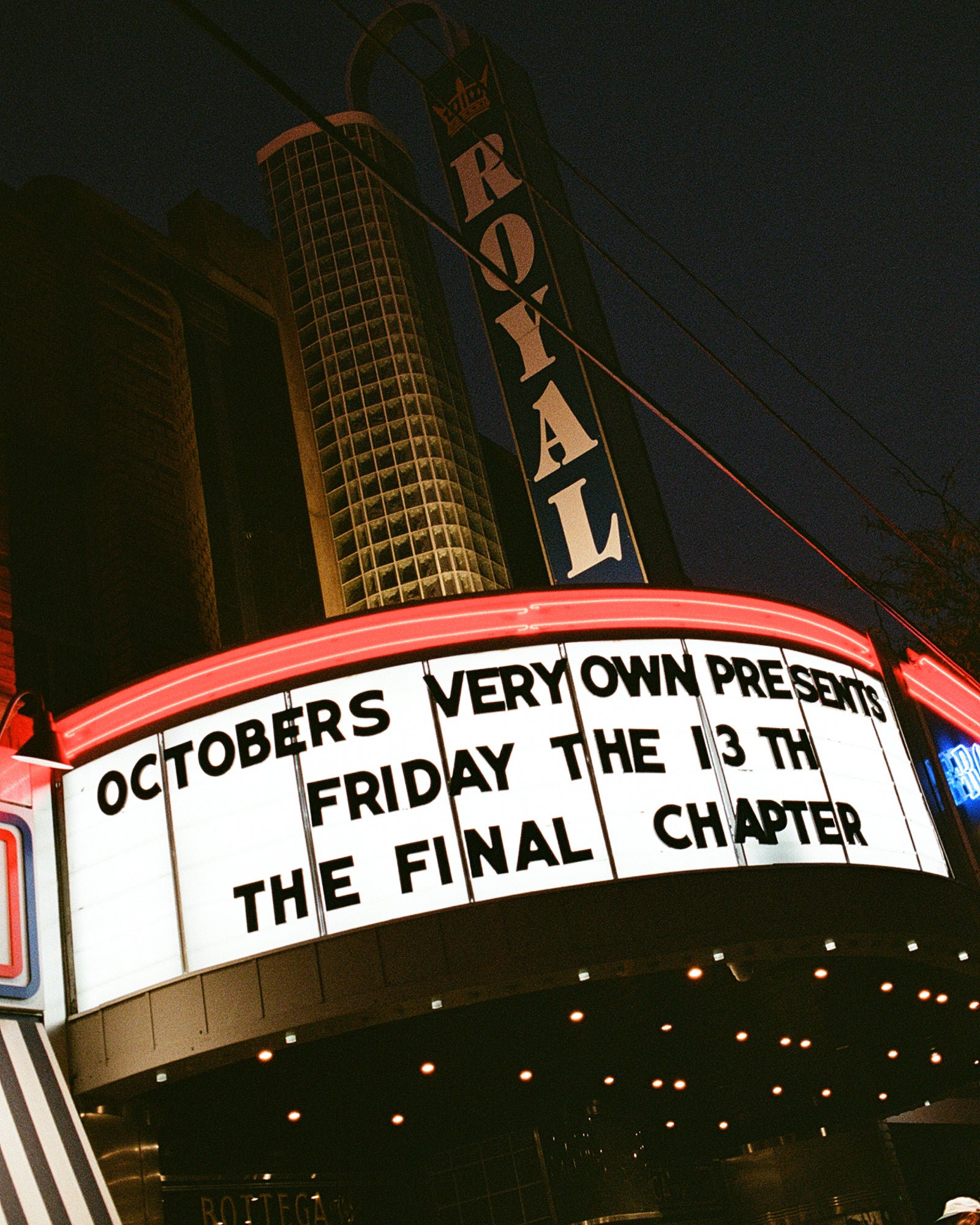 October's Very Own presents Friday the 13th: The Final Chapter at the Royal Theatre