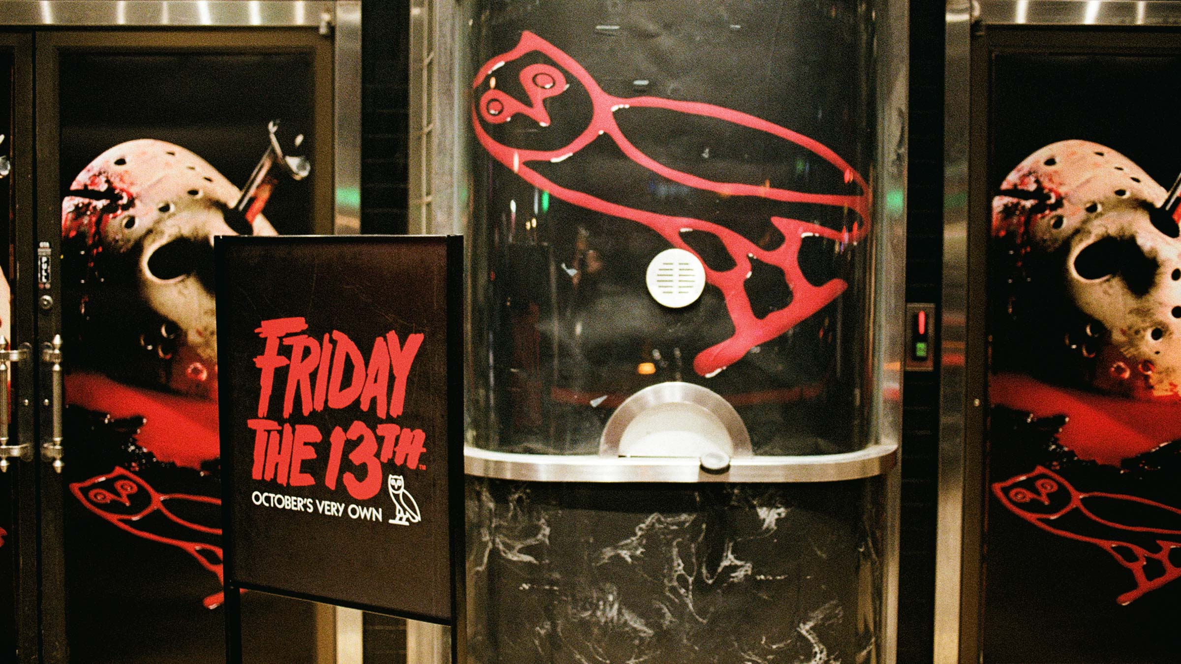 October's Very Own x Friday the 13th Collaboration at local theatre