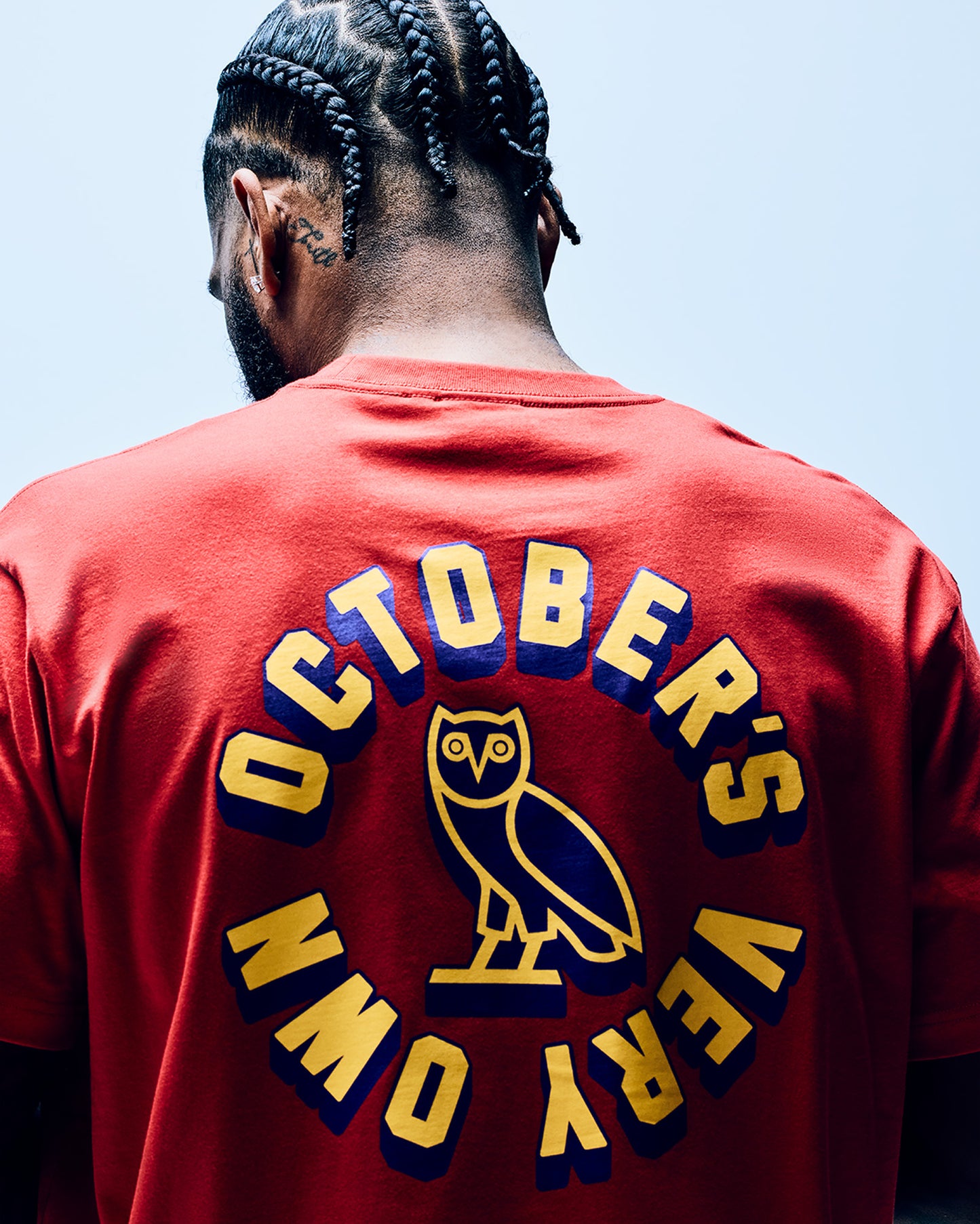 Circle Wordmark Tee - Red