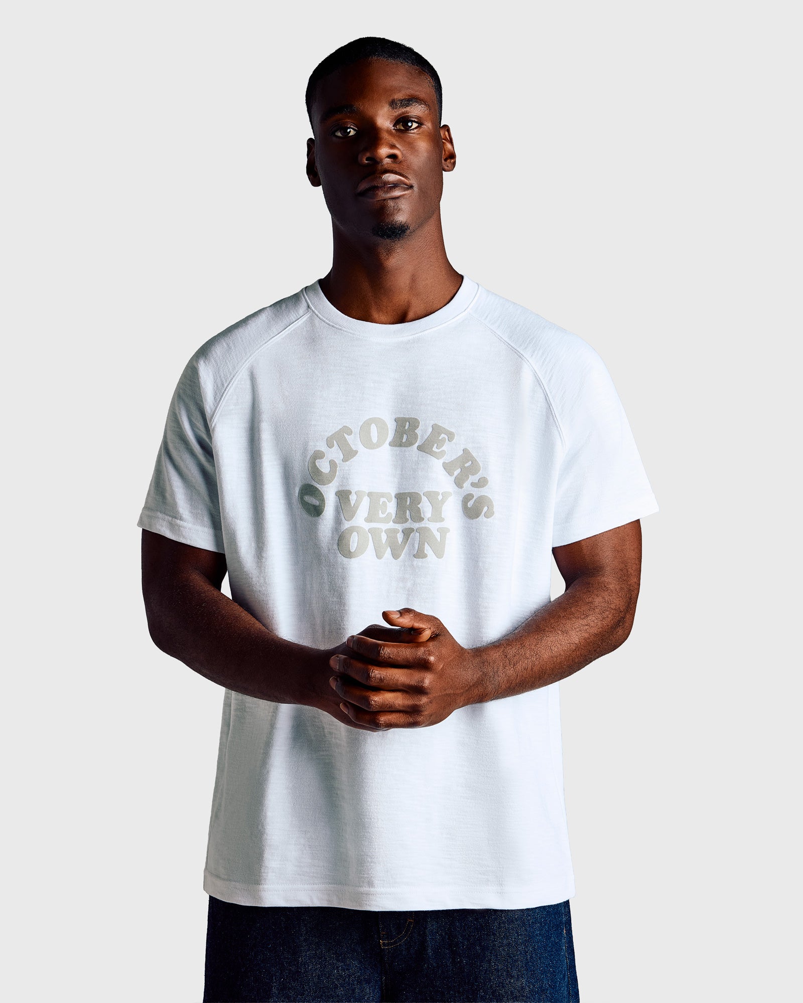 Cooper Arch Slub Raglan Tee - Black – October's Very Own