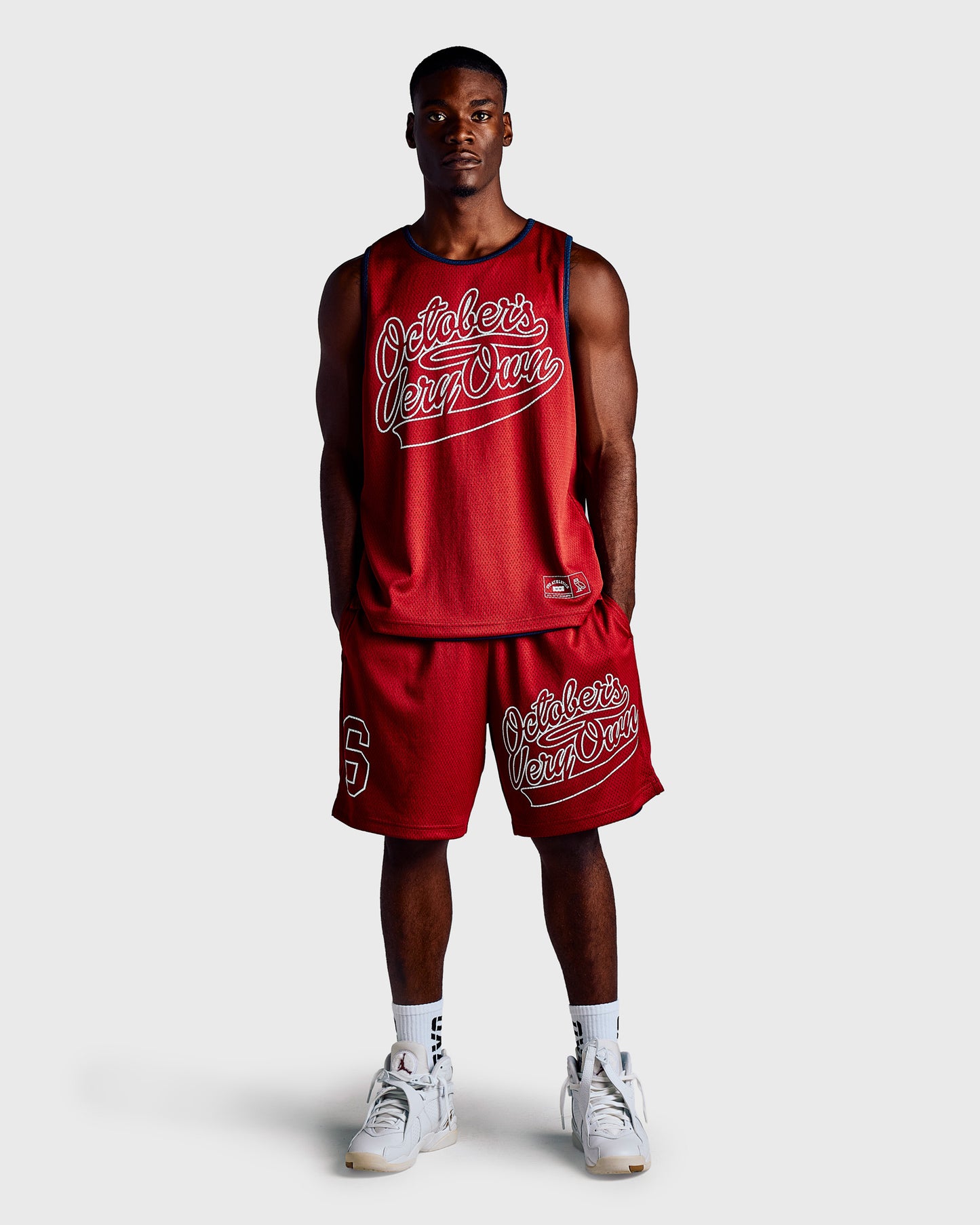 Reversible Mesh Short - Deep Red
