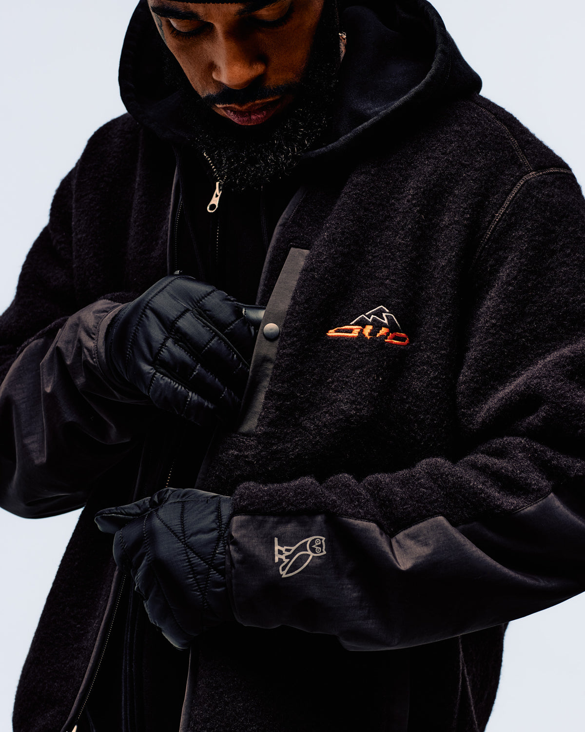 Veste doublée en polaire moutonnée - Noir Coco