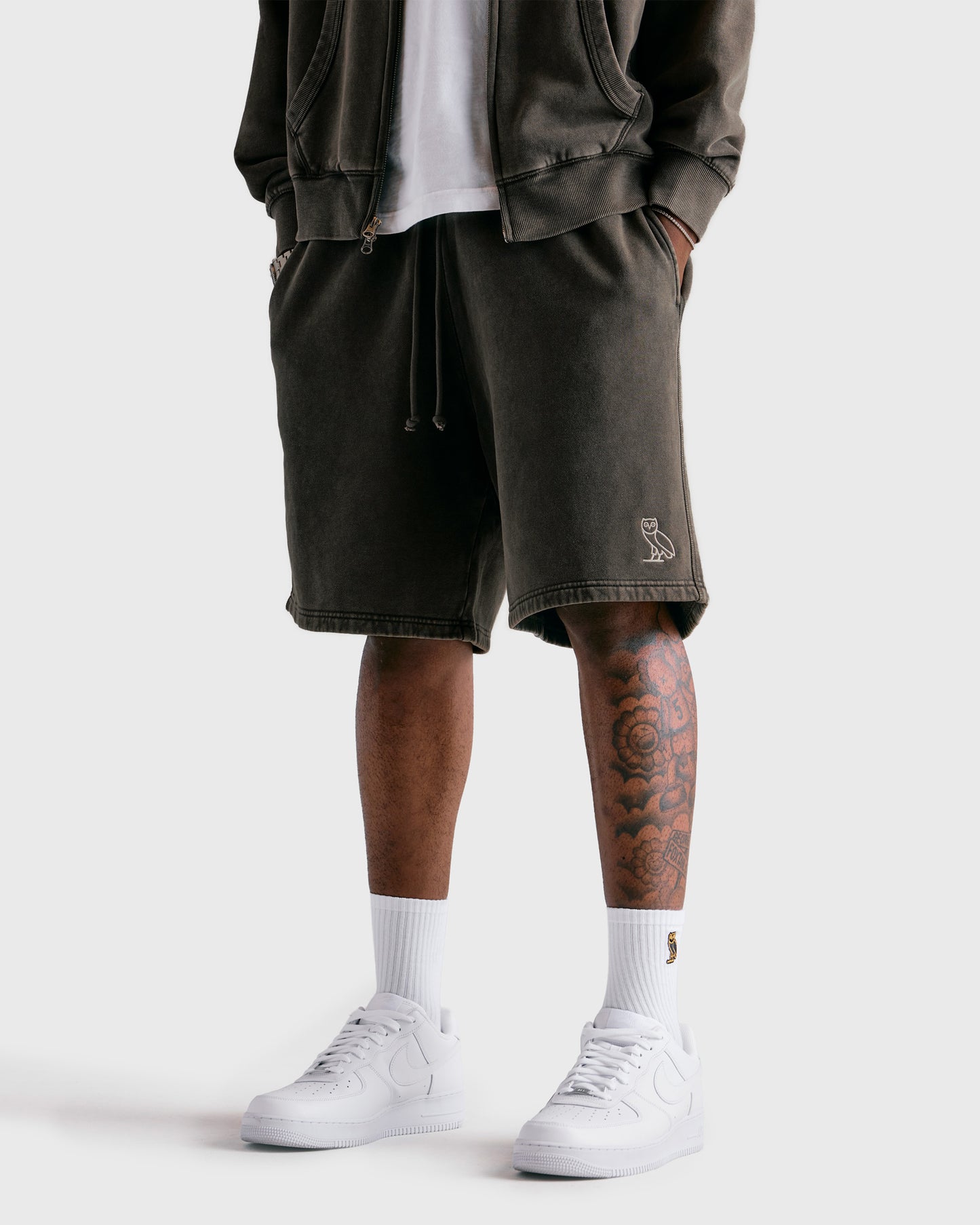 Muskoka Sweatshorts - Deep Olive