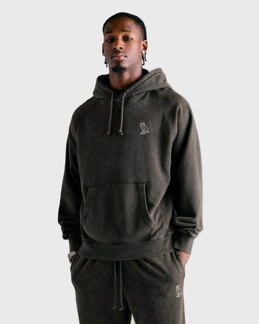 Muskoka Raglan Hoodie - Deep Olive